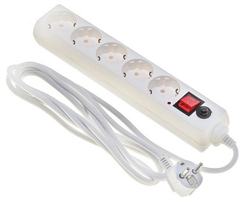 500SH-3-W сетевой фильтр Buro 3м (5 розеток) белый