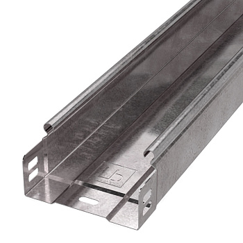 PR16.2285 лоток неперфорированный Стандарт 100х50х3000 (1,0 мм) (6 м/уп) Промрукав