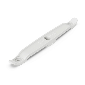 PR13.02700 держатель плоского кабеля двусторонний для прямого монтажа на 8 мест в гофроящике белый (290 шт/кор) Промрукав