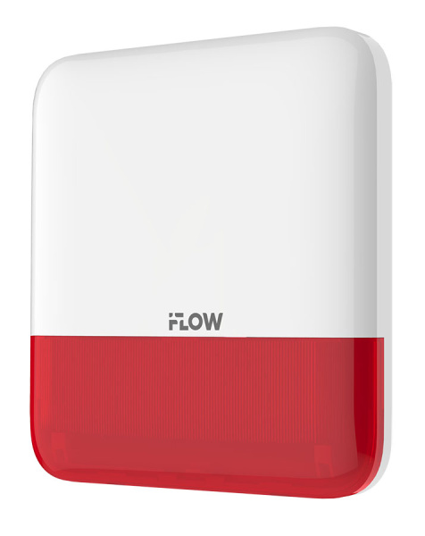 F-PS-401X (Аналог ACT-T1342EW) беспроводной уличный оповещатель (красный индикатор) iFlow