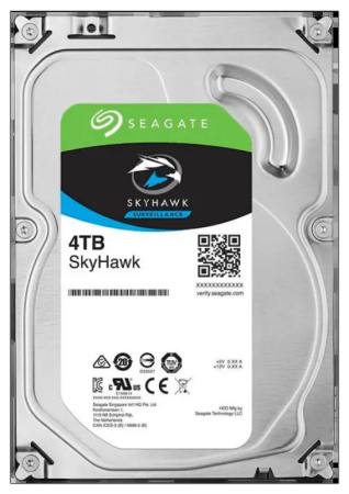 Жесткий диск Seagate Original SATA-III 4Tb ST4000VX013 Video Skyhawk (5400rpm) 256Mb 3.5"
