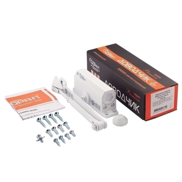 НОРА-М №2S (до 50кг) доводчик морозостойкий (белый) 