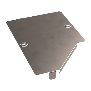 PR16.5647 Крышка переходника левого Стандарт INOX (AISI 409) 300х200 Промрукав