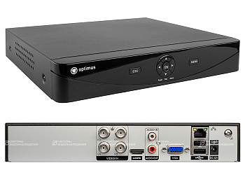 AHDR-4004L цифровой гибридный видеорегистратор 4-х канальный Optimus 