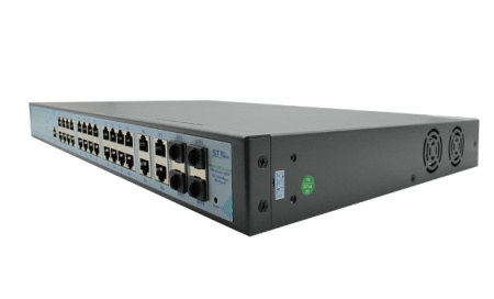 ST-S324POE(24G/4G/4S/1C/400W/A) PRO M сетевой PoE коммутатор Space Technology