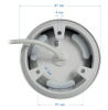 ST-VF2911 PRO FORT 2Мп (2,8мм) уличная купольная всепогодная IP-камера видеонаблюдения с встроенным микрофоном Space Technology