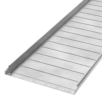 PR16.14076 лоток неперфорированный Профи INOX (AISI 304) 600х50х6000 (1,2 мм) (12 м/уп) Промрукав