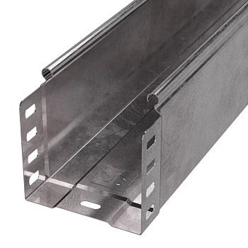 PR16.2286 лоток неперфорированный Стандарт 100х100х3000 (1,0 мм) (6 м/уп) Промрукав