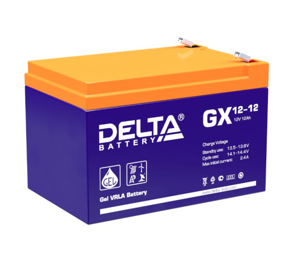 Аккумулятор Delta GX 12-12 (12V / 12Ah)