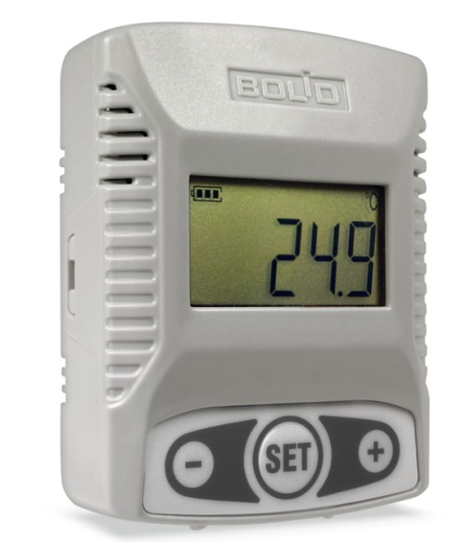 С2000-ВТИ адресный датчик температуры и влажности. Отображение на ЖКИ дисплее Болид