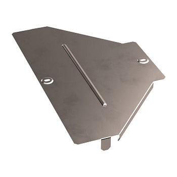 PR16.6107 Крышка переходника симметричного Стандарт INOX (AISI 409) 400х150 Промрукав PR16.6107 Крышка переходника симметричного Стандарт INOX (AISI 409) 400х150 Промрукав