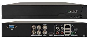 Линия XVR 4S 4-х канальный мультиформатный видеорегистратор 