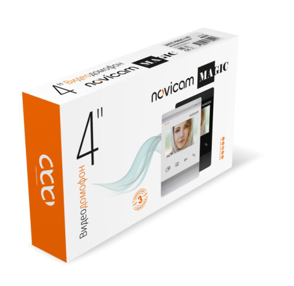 MAGIC 4 HD DARK (ver.4852) видеодомофон с 4.3" дисплеем и записью NOVIcam