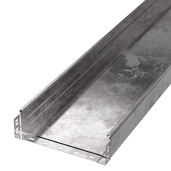 PR16.2296 лоток неперфорированный Стандарт 300х80х3000 (1,0 мм) (6 м/уп) Промрукав