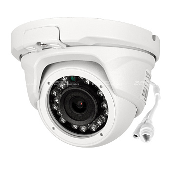 IP-S042.1(2.8)P уличная купольная всепогодная IP-камера видеонаблюдения Optimus