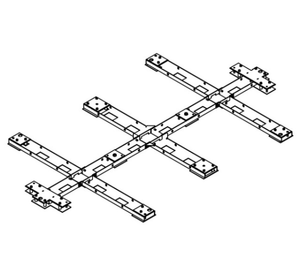 PERCo-RF20 рама монтажная для турникета роторного полноростового PERCo-RTD-20 PERCo
