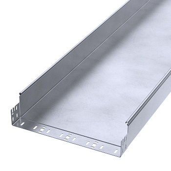 PR16.13775 лоток неперфорированный Профи INOX (AISI 316) 400х100х6000 (2,0 мм) (12 м/уп) Промрукав