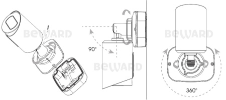 SV3210RCB (2.8 мм) уличная цилиндрическая IP-камера видеонаблюдения Beward