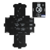 DR-PRO-054004 коробка под заливку в бетон, 8 модулей, черный Datarex