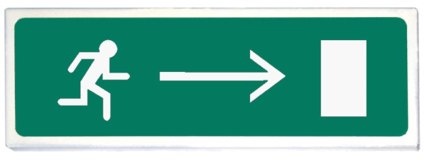 Призма-102 «Направление к выходу вправо» световое табло плоское