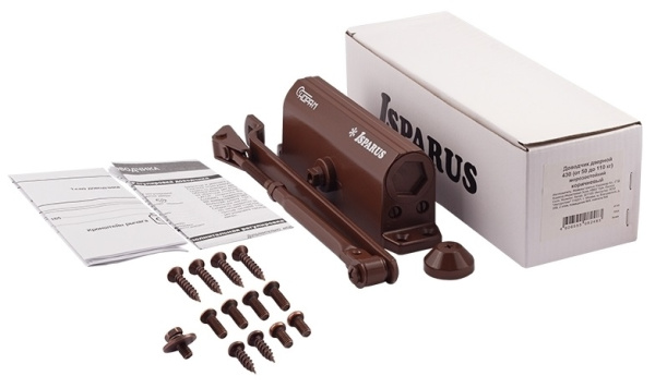 НОРА-М 430 ISPARUS (от 50 до 110 кг) доводчик морозостойкий (коричневый) Нора-М