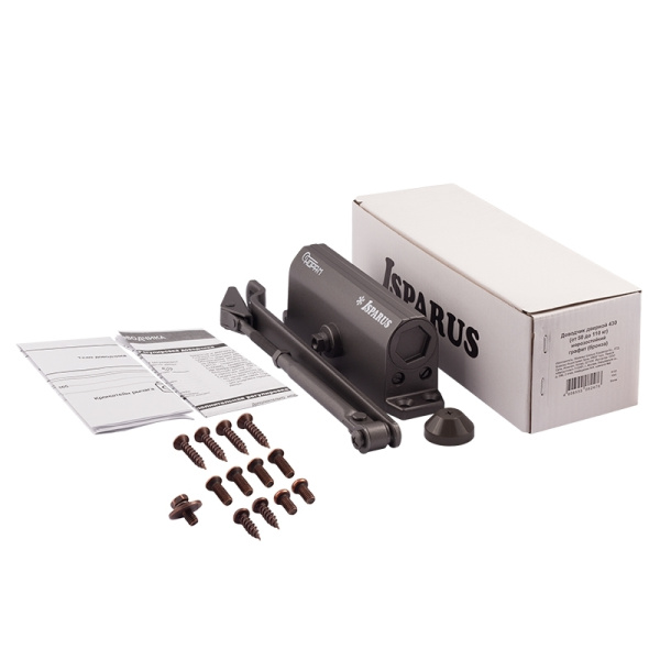 НОРА-М 430 ISPARUS (от 50 до 110кг) доводчик морозостойкий (графит/бронза) 