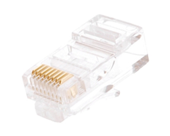 EC-UP8P8C-5E-003-TR-1000 Коннектор RJ45/8P8C под витую пару, Кат.5e, неэкранированный Netlan