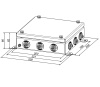 КМ-О (32к)-IP-55-2020 коробка монтажная огнестойкая