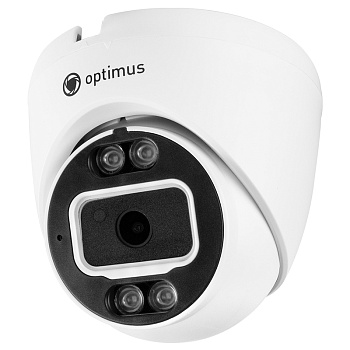 ECO IP-022.1(2.8)MP купольная внутренняя IP-камера видеонаблюдения с встроенным микрофоном Optimus