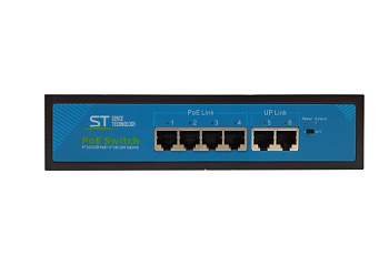 ST-S45POE (версия 4) сетевой PoE коммутатор Space Technology