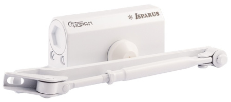 НОРА-М 410 F ISPARUS фиксация (от 15 до 60кг) доводчик морозостойкий (белый) 