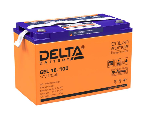 Аккумулятор Delta GEL 12-100 (12V / 100Ah)