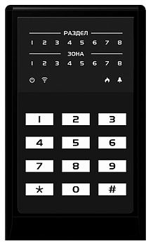 МИРАЖ-КД-04 (black) кнопочная кодовая панель