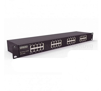 SP-IP16/1000PR устройство грозозащиты цепей Ethernet OSNOVO
