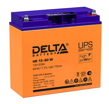 Аккумулятор Delta HR 12-80 W (12V / 20Ah)