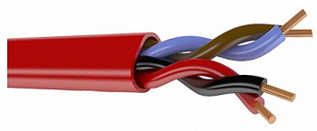 КПКВнг(А)-FRLS 2x2x0.5 кабель для систем ОПС и СОУЭ огнестойкий, с низким дымо и газовыделением СПКБ-Техно