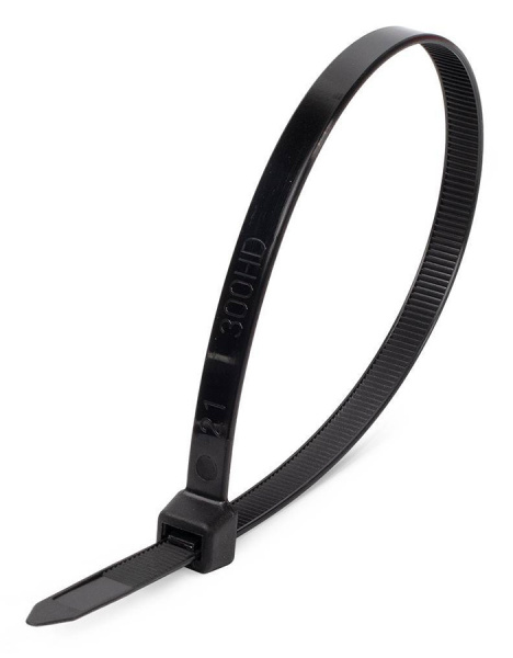 Стяжки нейлоновые КСС 3х200 (ч) (100 шт/уп) Fortisflex