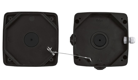 МК-1 PRO (черная) монтажная коробка для установки и подключения уличных видеокамер SLT