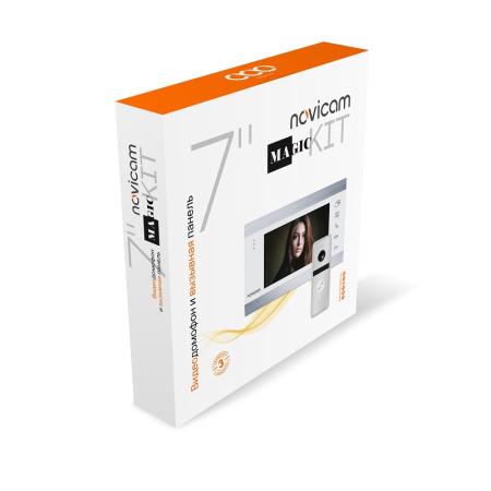 MAGIC 7C KIT WHITE (ver.4221) комплект из видеодомофона с 7" дисплеем и вызывной панели Novicam
