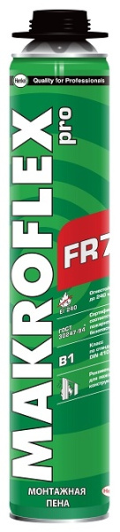 Пена монтажная проф. Makroflex FR77 огнеупорная 750 мл