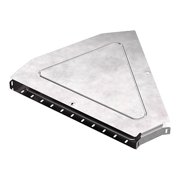 PR16.0619 Угол горизонтальный 45 градусов с крышкой Стандарт 600х50 Промрукав PR16.0619 Угол горизонтальный 45 градусов с крышкой Стандарт 600х50 Промрукав