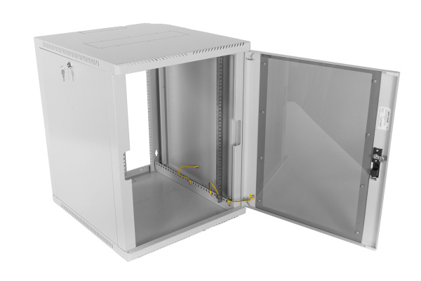 ШРН-15.650 Шкаф телекоммуникационный настенный 15U (600 × 650) дверь стекло ЦМО