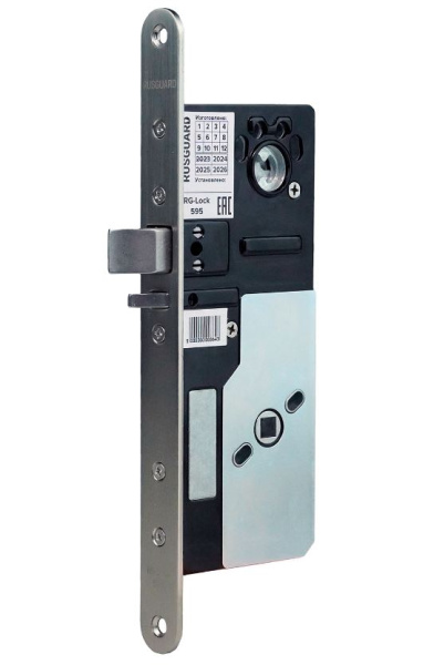 RG-Lock 595 электромеханический моторный замок с функцией управляемой антипаники RusGuard