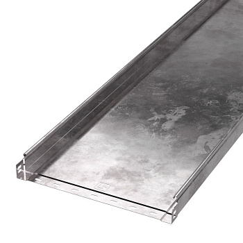 PR16.0058 лоток неперфорированный Стандарт 400х50х3000 (1,0 мм) (6 м/уп) Промрукав