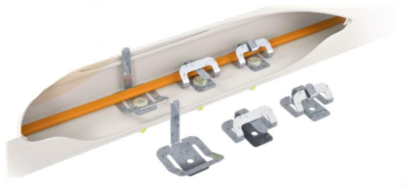 PR08.3659 FR ПР-25 хомут для монтажа огнестойкого кабеля (100шт/5000шт уп/кор) Промрукав