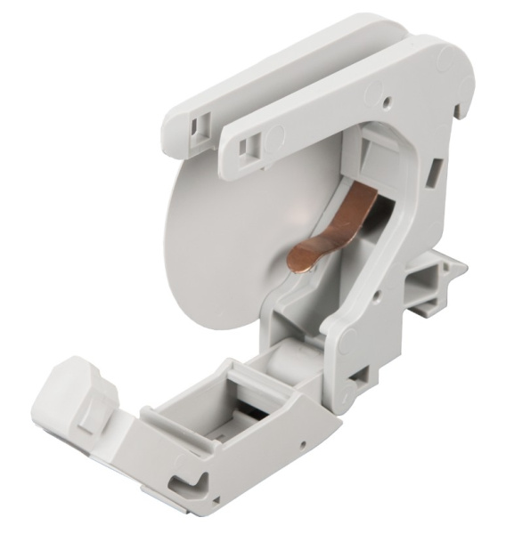 NMC-MB1P-DR-GY корпус розетки с креплением под DIN-рейку, под модули Keystone NIKOMAX