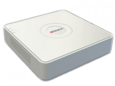 DS-H104UA 4-канальный гибридный HD-TVI регистратор c технологией AoC (аудио по коаксиальному кабелю) HiWatch