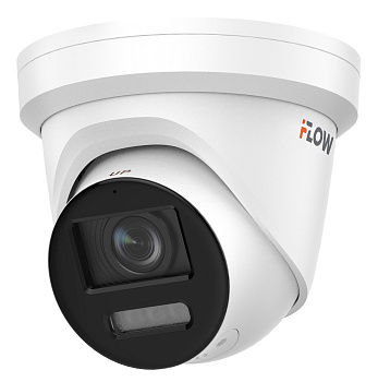 F-IC-2384CM(4mm) (Аналог DS-2CD2387G2-LU(4mm)(C )) 8Мп уличная купольная IP-камера с Smart подсветкой iFlow