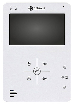 VM-4.0 (w) видеодомофон Optimus