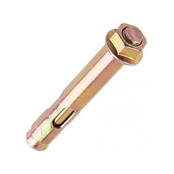 PR08.2349 Анкерный болт с гайкой оцинкованный М8/10х50 (100 шт/уп) Промрукав